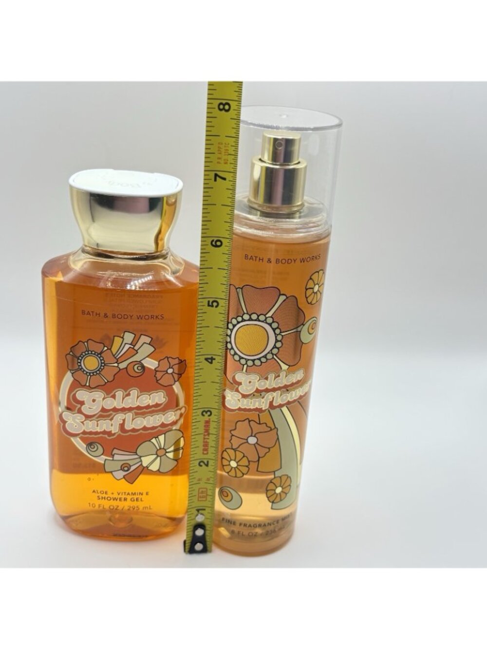 Bath & Body Works Golden Sunflower Fine Fragrance Mist & Shower Gel Set Retro - Picture 12 of 15